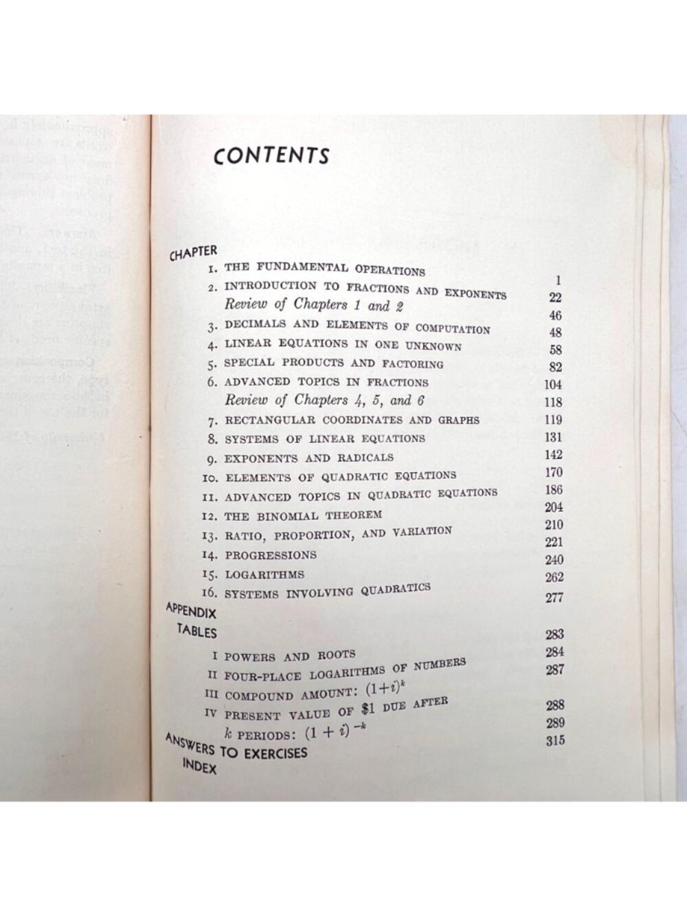 Intermediate Algebra For Colleges By William L. Hart 1948 Hardcover Textbook - Picture 6 of 16